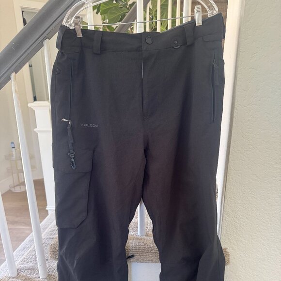 Volcom Men’s Carbon Ergo Relaxed Fit Snowboard Pant, Large - Picture 1 of 6